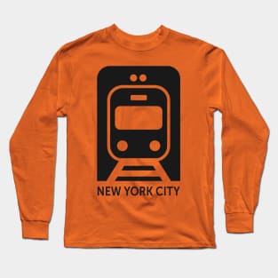 New York City Train Long Sleeve T-Shirt